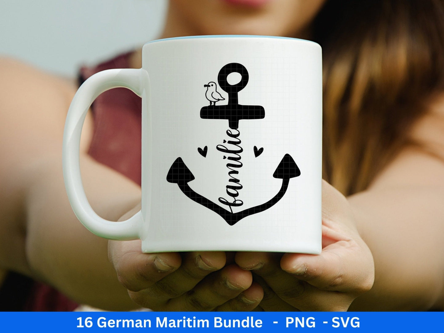 German Nautical Bundle - Moin Plotterdatei - Maritim svg - Nautical Clipart - Leuchtturm svg - Möwen svg - Wilkommen im Norden svg - Cricut - EmidaDesign