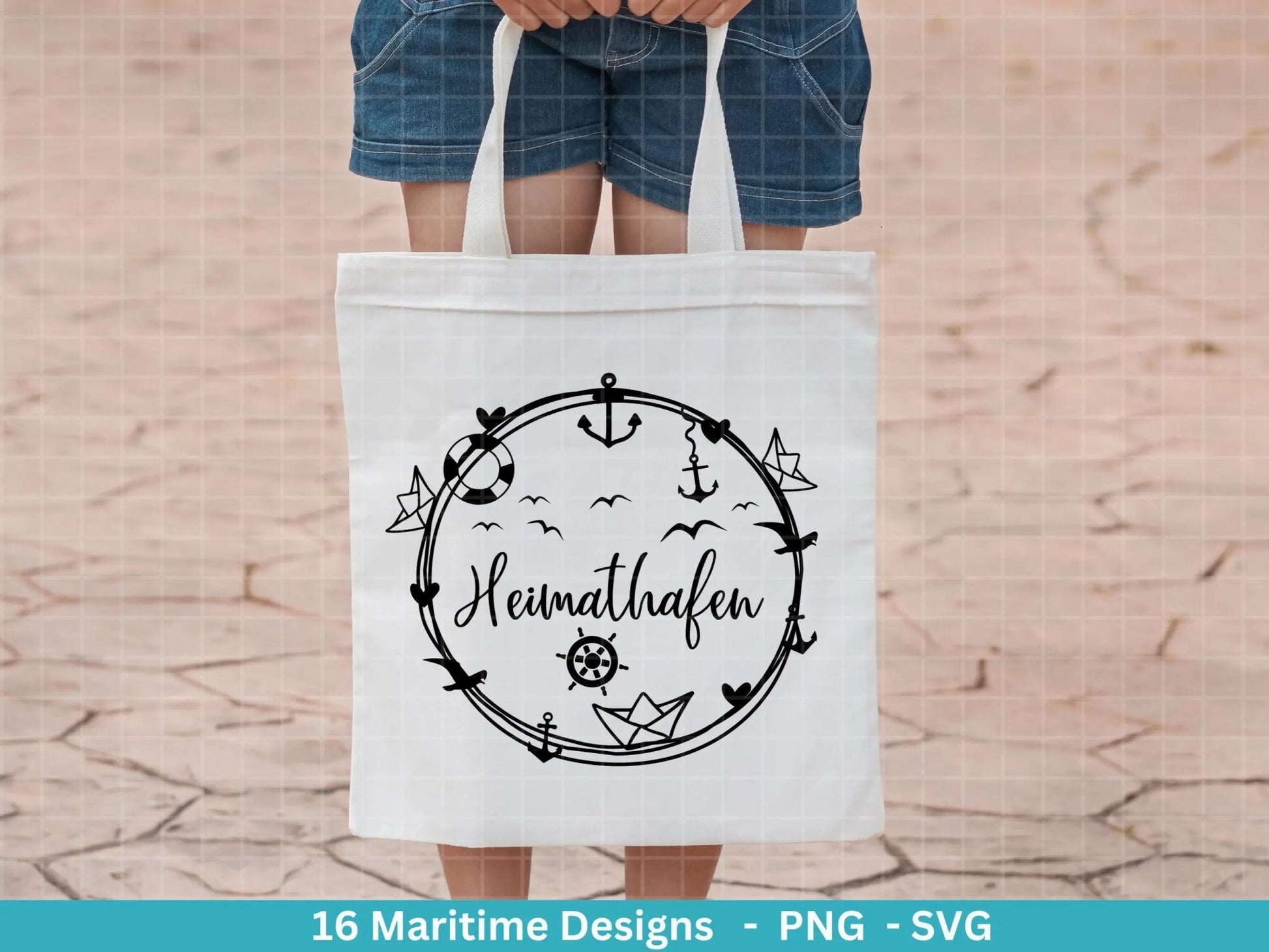 German Nautical Bundle - Moin Plotterdatei - Maritim svg - Nautical Clipart - Leuchtturm svg - Möwen svg - Wilkommen im Norden svg - Cricut