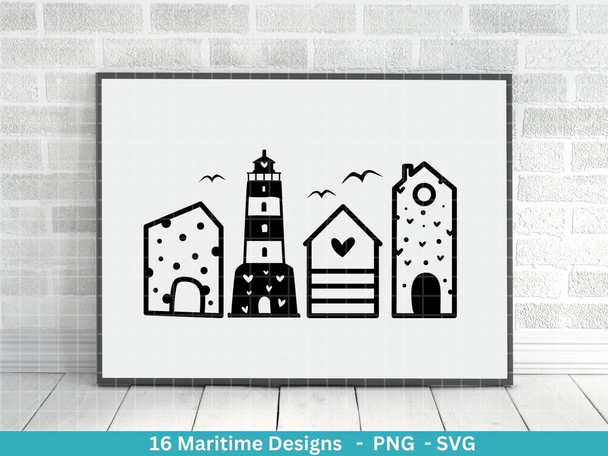 German Nautical Bundle - Moin Plotterdatei - Maritim svg - Nautical Clipart - Leuchtturm svg - Möwen svg - Wilkommen im Norden svg - Cricut