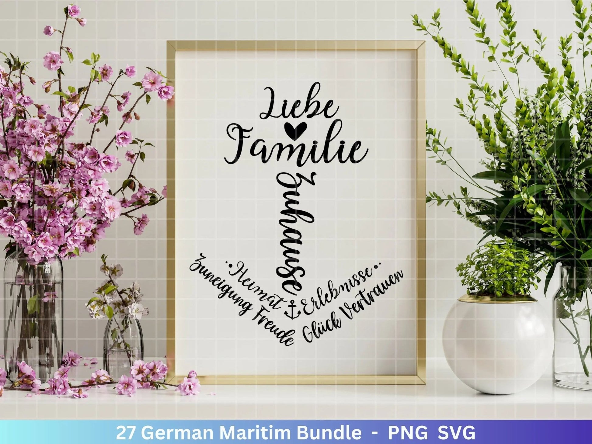 German Nautical Bundle - Moin Plotterdatei - Maritim svg - Nautical Clipart - Leuchtturm svg - Möwen svg - Wilkommen im Norden svg - Cricut