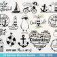 German Nautical Bundle - Moin Plotterdatei - Maritim svg - Nautical Clipart - Leuchtturm svg - Möwen svg - Wilkommen im Norden svg - Cricut - EmidaDesign