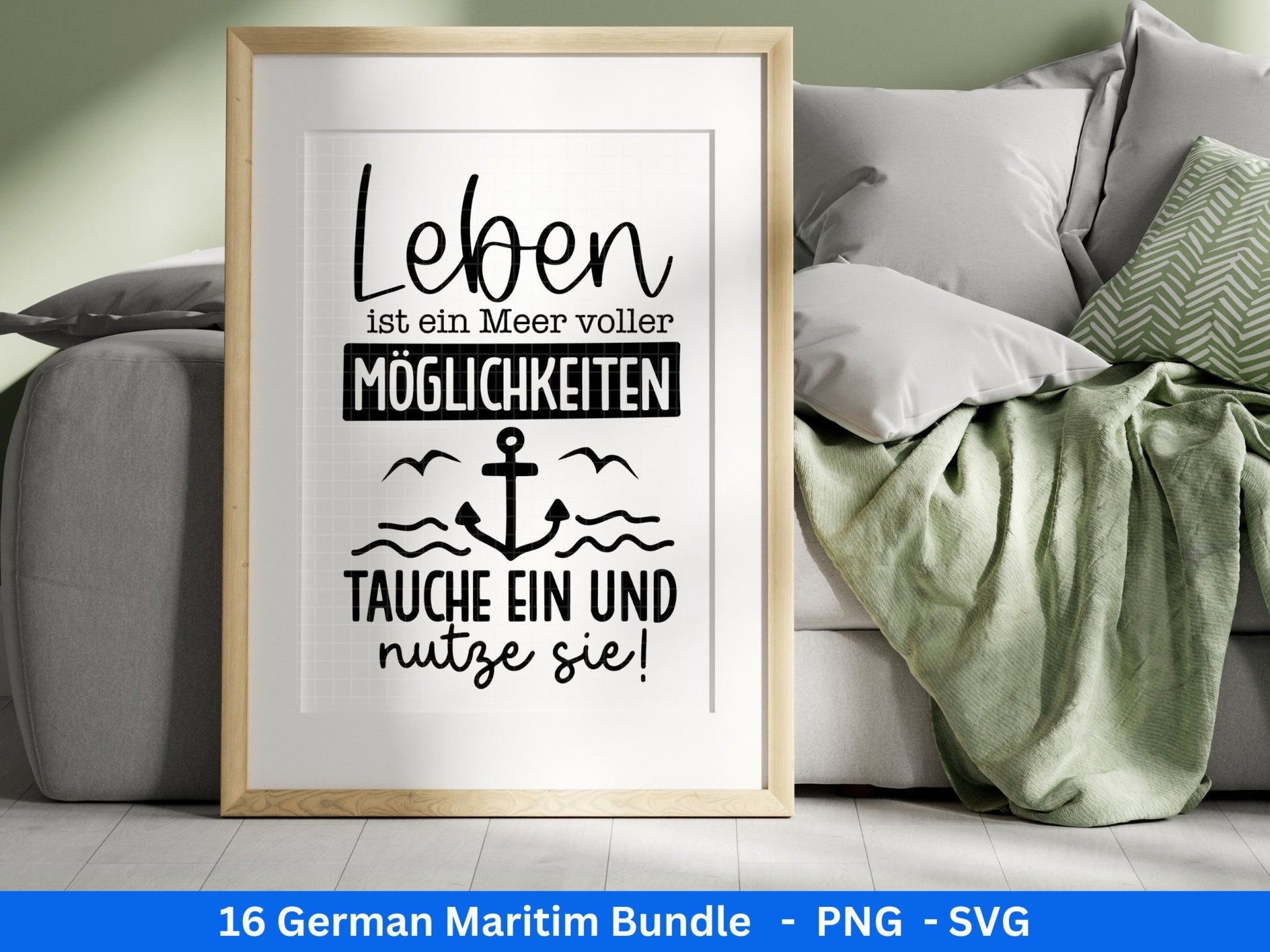 German Nautical Bundle - Moin Plotterdatei - Maritim svg - Nautical Clipart - Leuchtturm svg - Möwen svg - Wilkommen im Norden svg - Cricut - EmidaDesign