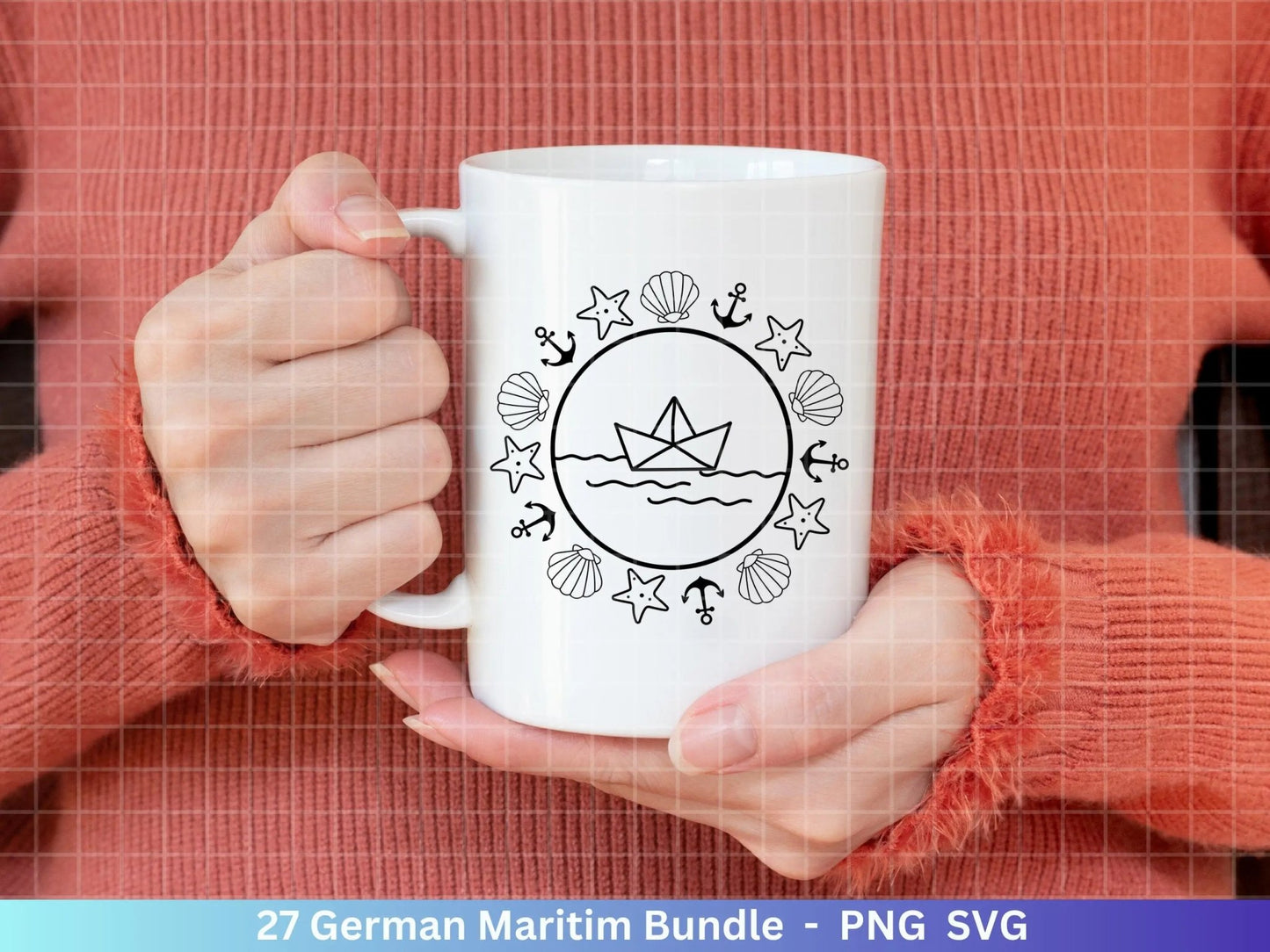 German Nautical Bundle - Moin Plotterdatei - Maritim svg - Nautical Clipart - Leuchtturm svg - Möwen svg - Wilkommen im Norden svg - Cricut