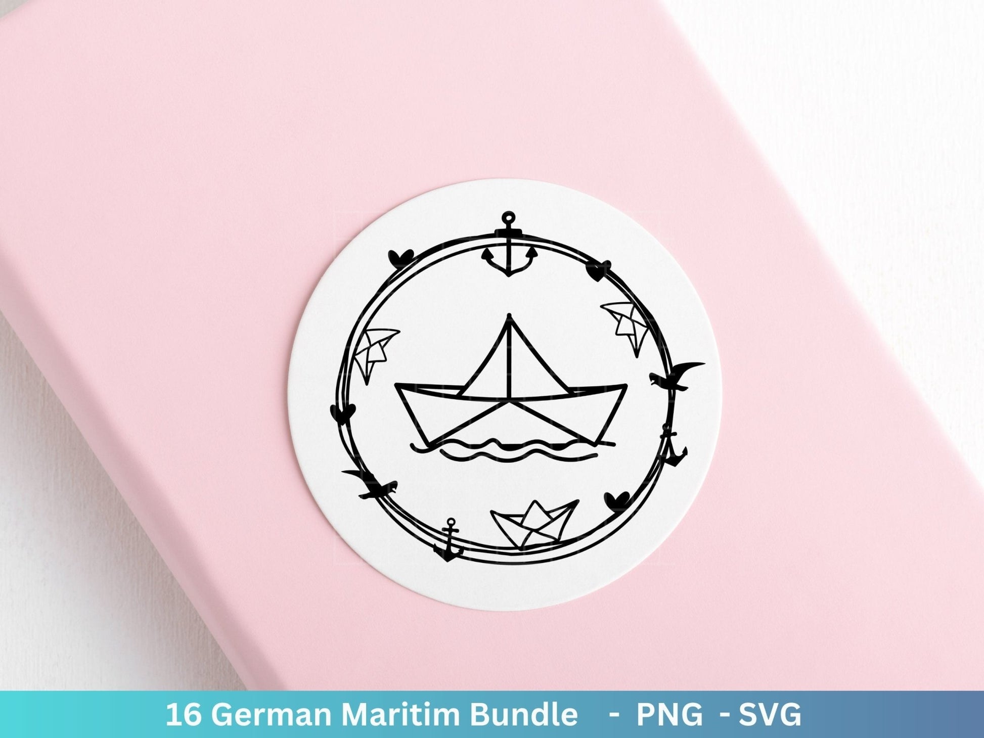 German Nautical Bundle - Moin Plotterdatei - Maritim svg - Nautical Clipart - Leuchtturm svg - Möwen svg - Wilkommen im Norden svg - Cricut - EmidaDesign