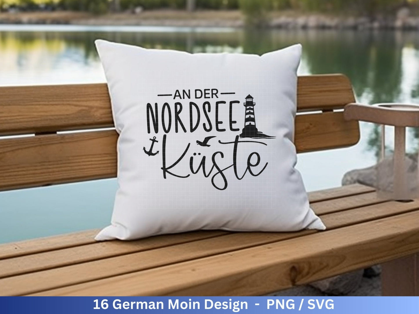 German Nautical Bundle - Moin Plotterdatei - Maritim svg - Nautical Clipart - Leuchtturm svg - Möwen svg - Wilkommen im Norden svg - Cricut