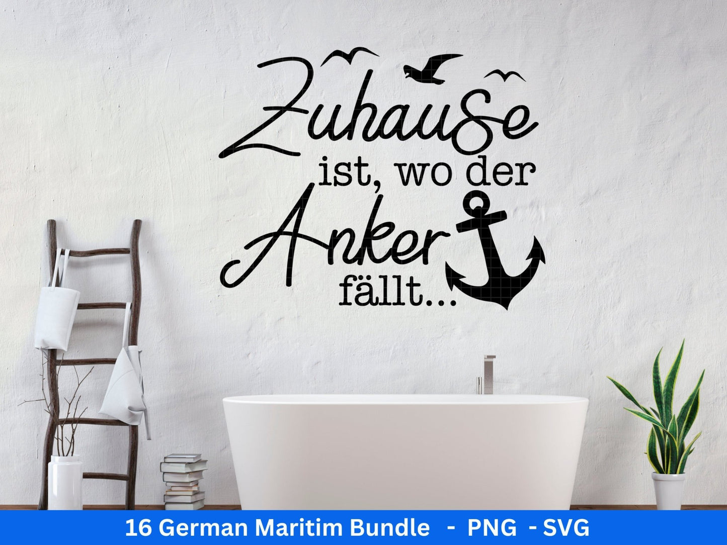 German Nautical Bundle - Moin Plotterdatei - Maritim svg - Nautical Clipart - Leuchtturm svg - Möwen svg - Wilkommen im Norden svg - Cricut - EmidaDesign