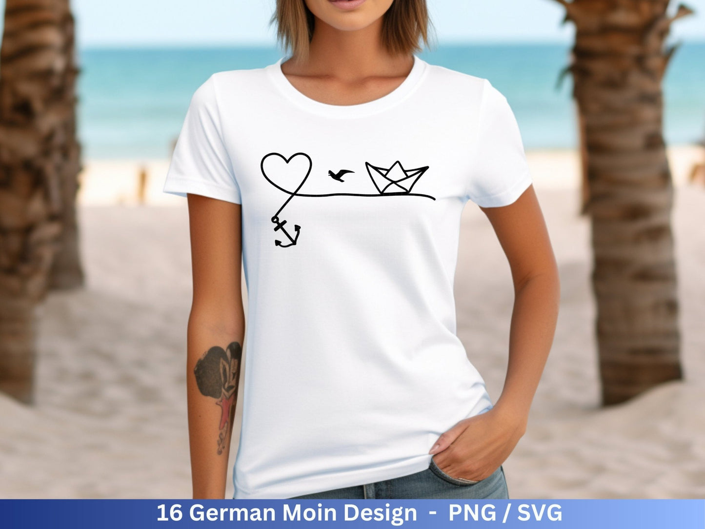 German Nautical Bundle - Moin Plotterdatei - Maritim svg - Nautical Clipart - Leuchtturm svg - Möwen svg - Wilkommen im Norden svg - Cricut