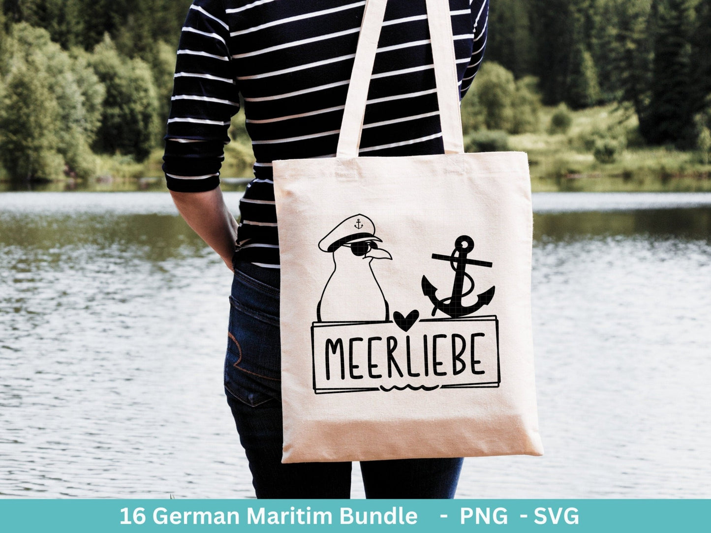 German Nautical Bundle - Moin Plotterdatei - Maritim svg - Nordlicht svg - Leuchtturm svg - Möwen svg - Wilkommen im Norden svg - Cricut - EmidaDesign