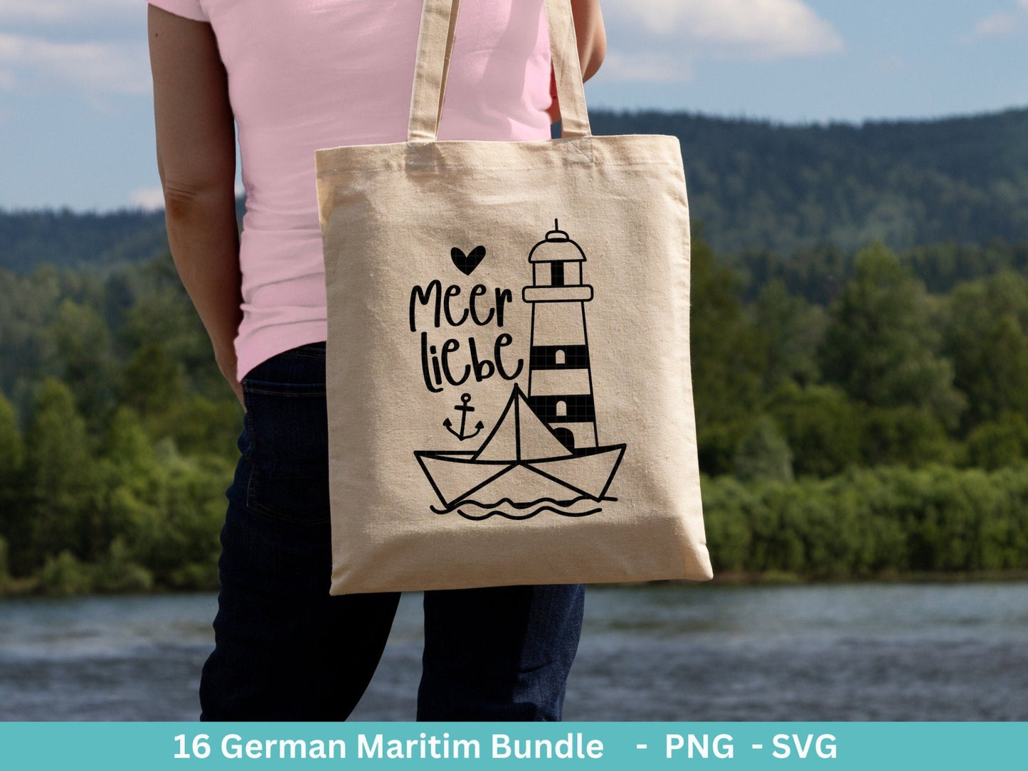 German Nautical Bundle - Moin Plotterdatei - Maritim svg - Nordlicht svg - Leuchtturm svg - Möwen svg - Wilkommen im Norden svg - Cricut - EmidaDesign