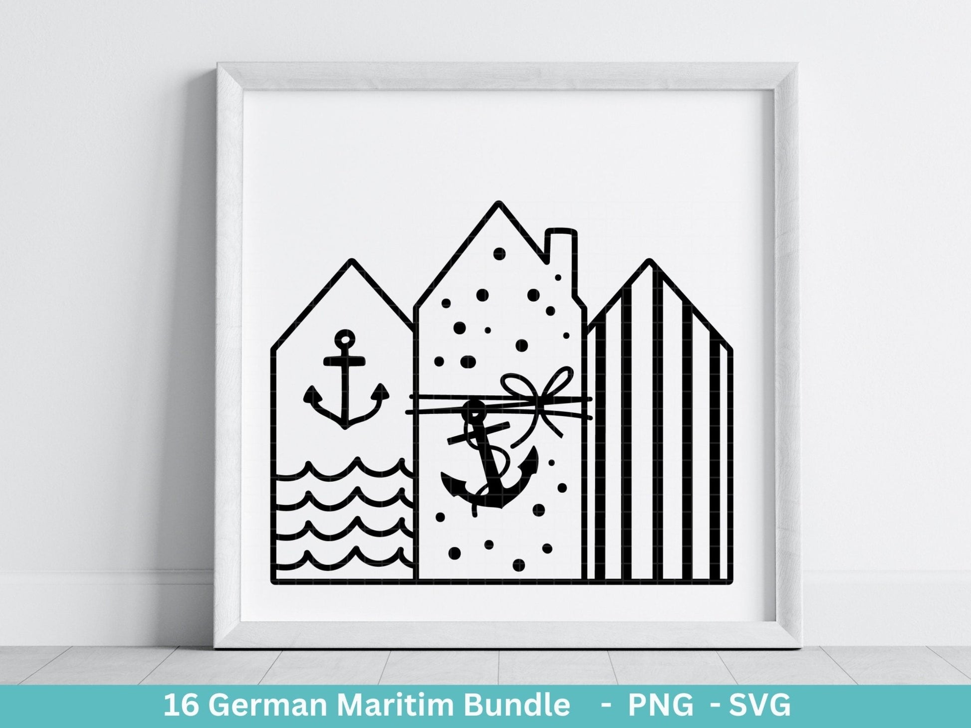 German Nautical Bundle - Moin Plotterdatei - Maritim svg - Nordlicht svg - Leuchtturm svg - Möwen svg - Wilkommen im Norden svg - Cricut - EmidaDesign