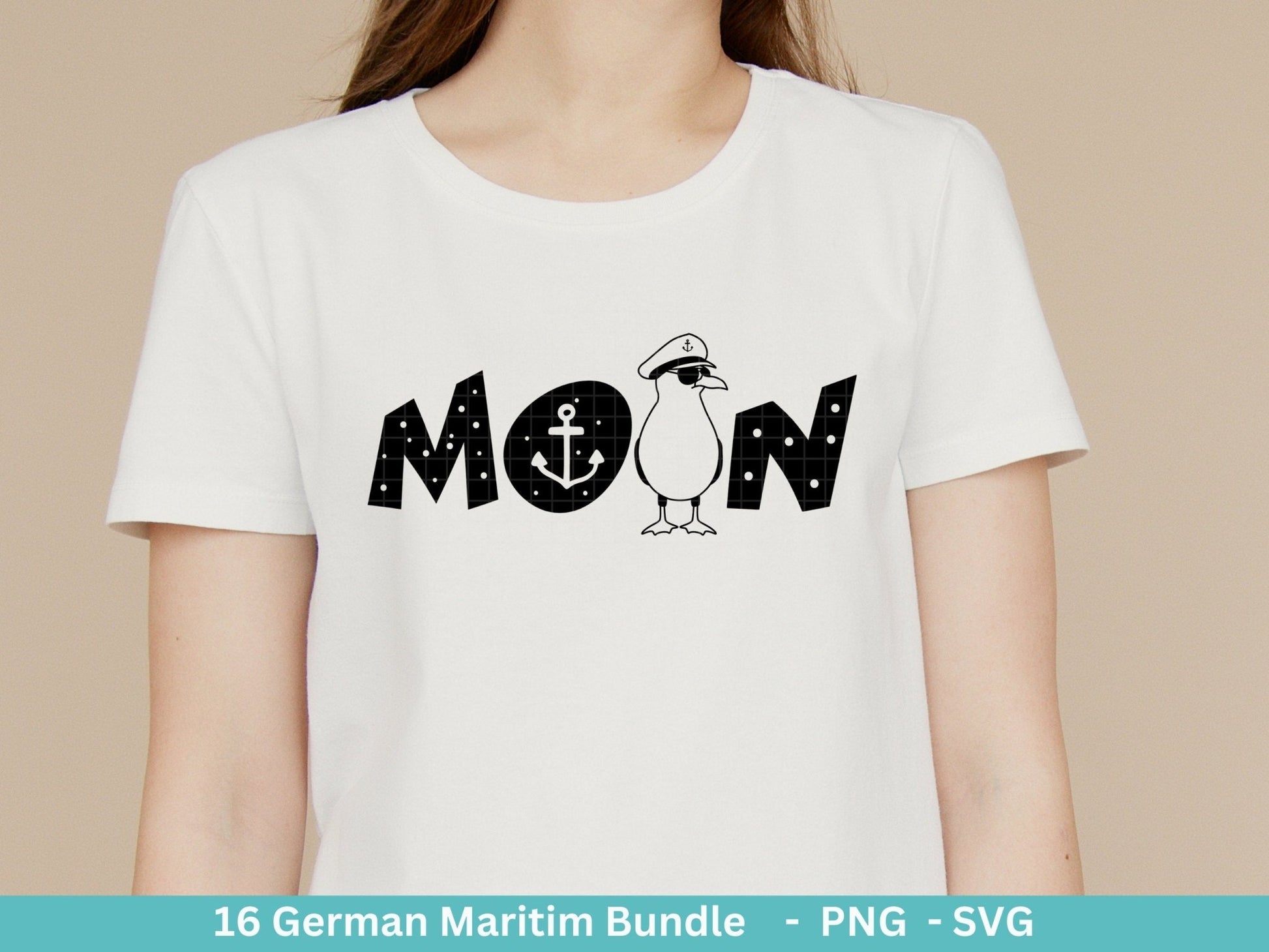 German Nautical Bundle - Moin Plotterdatei - Maritim svg - Nordlicht svg - Leuchtturm svg - Möwen svg - Wilkommen im Norden svg - Cricut - EmidaDesign