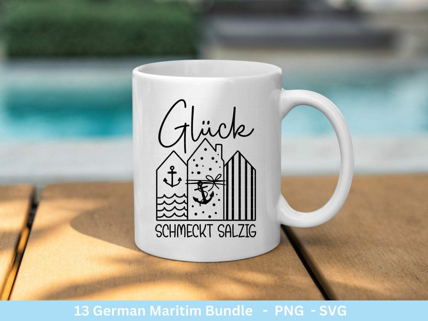 German Nautical Bundle - Moin Plotterdatei - Maritim svg - Nordlicht svg - Leuchtturm svg - Möwen svg - Wilkommen im Norden svg - Cricut - EmidaDesign