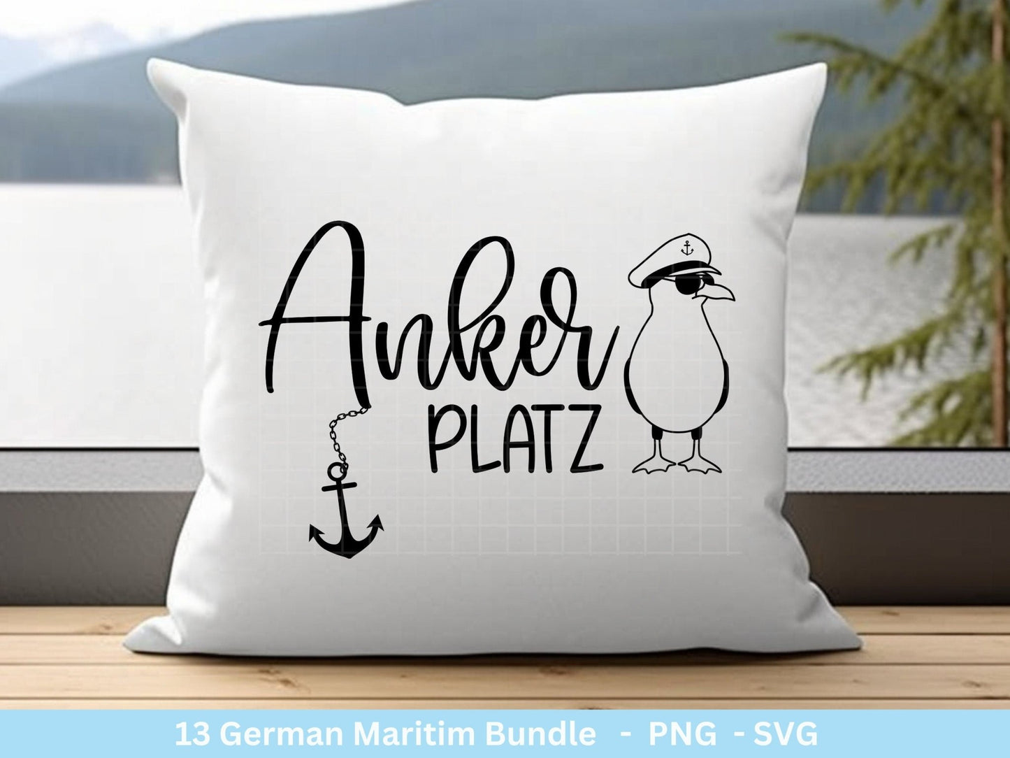 German Nautical Bundle - Moin Plotterdatei - Maritim svg - Nordlicht svg - Leuchtturm svg - Möwen svg - Wilkommen im Norden svg - Cricut - EmidaDesign