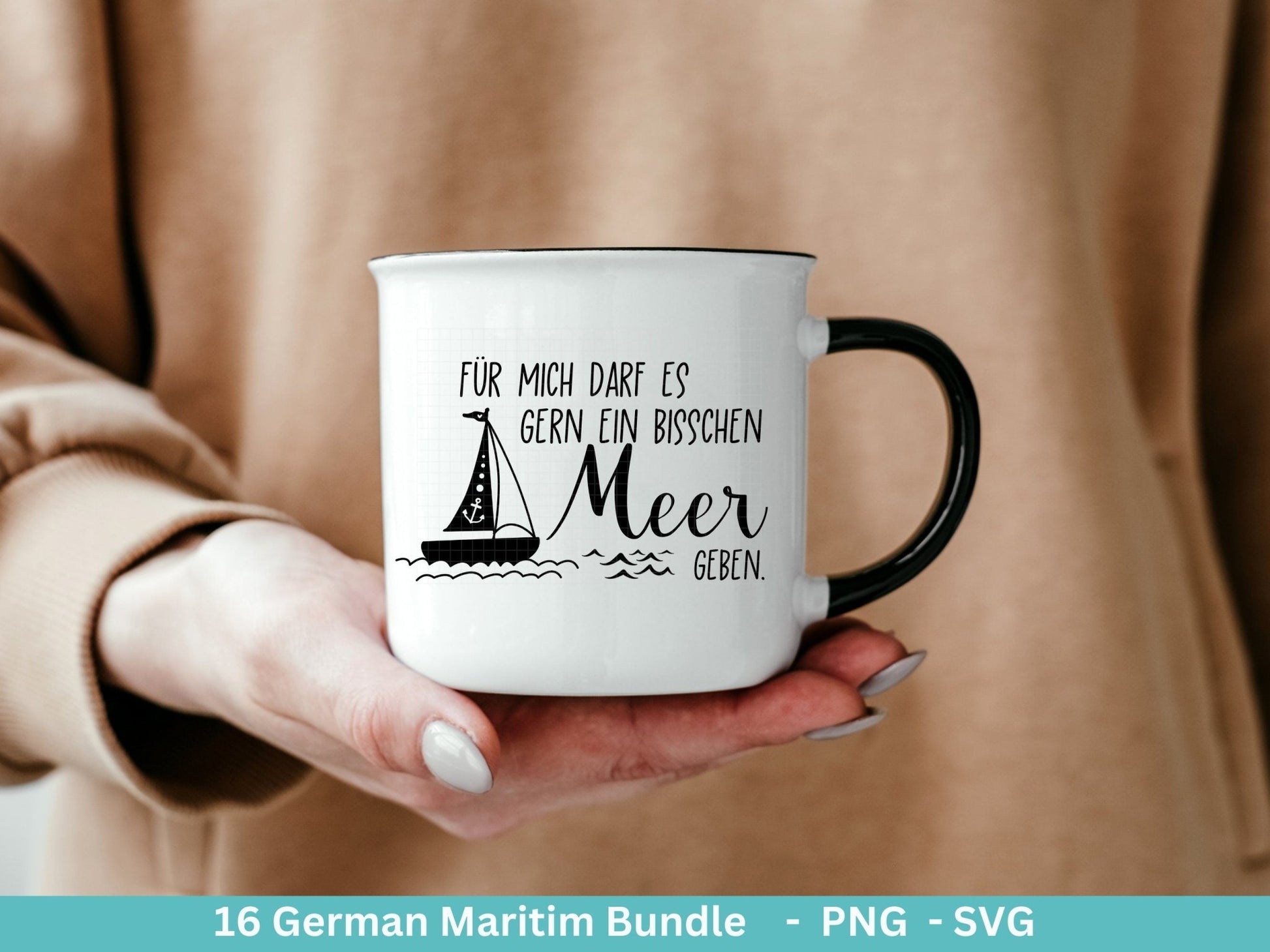 German Nautical Bundle - Moin Plotterdatei - Maritim svg - Nordlicht svg - Leuchtturm svg - Möwen svg - Wilkommen im Norden svg - Cricut - EmidaDesign