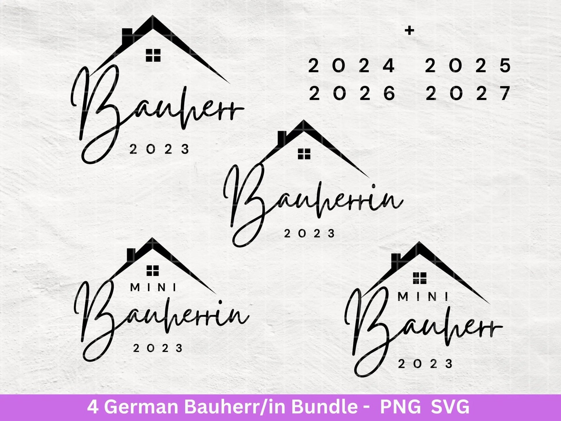 German Plotterdatei Bauherr Bauherrin - Bauherr svg - Bauherrin svg - Mini - Hausbau svg - Cricut svg - Bauherren Shirt svg - Schneidedatei