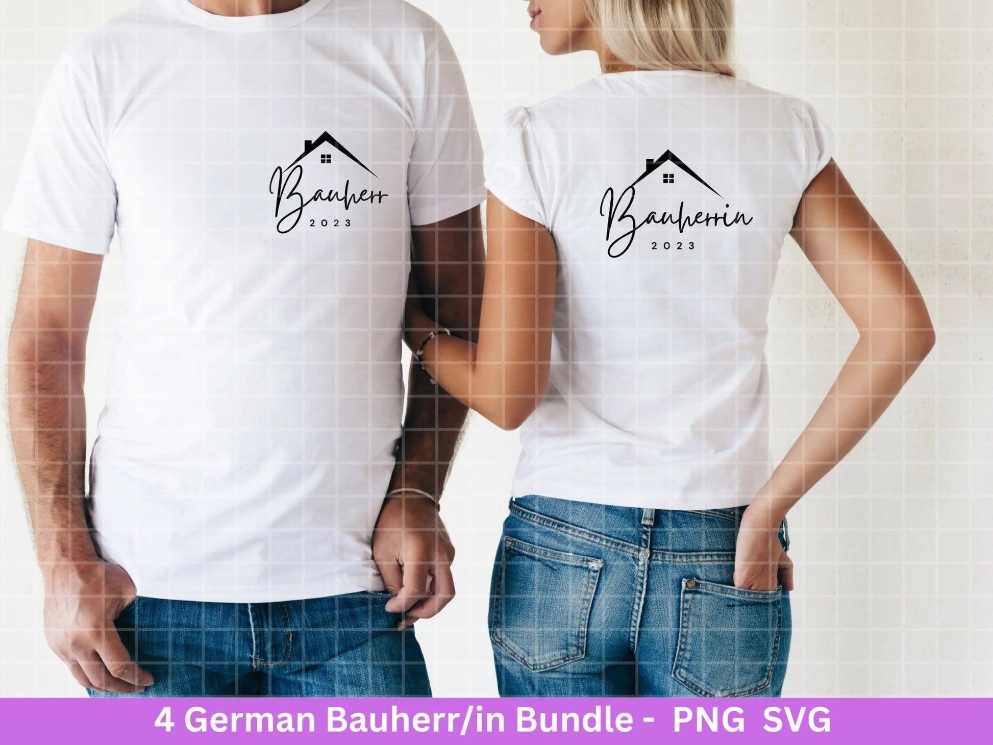 German Plotterdatei Bauherr Bauherrin - Bauherr svg - Bauherrin svg - Mini - Hausbau svg - Cricut svg - Bauherren Shirt svg - Schneidedatei