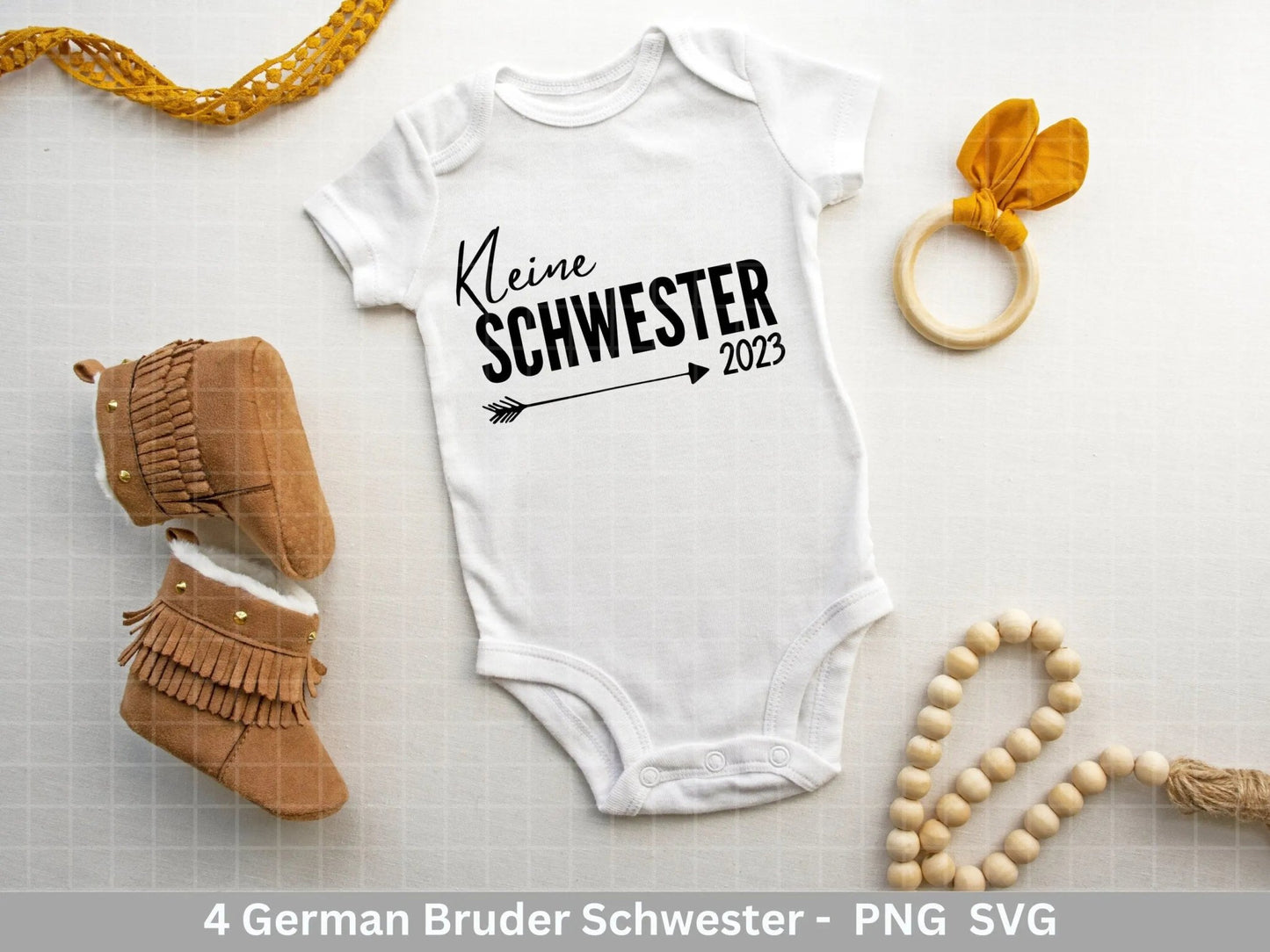 German Plotterdatei - Großer Bruder svg - Kleiner Bruder svg - Baby Shower Geschenk Svg - Vater Geschenk - Große Schwester Svg - Geburt