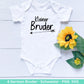 German Plotterdatei - Großer Bruder svg - Kleiner Bruder svg - Baby Shower Geschenk Svg - Vater Geschenk - Große Schwester Svg - Geburt