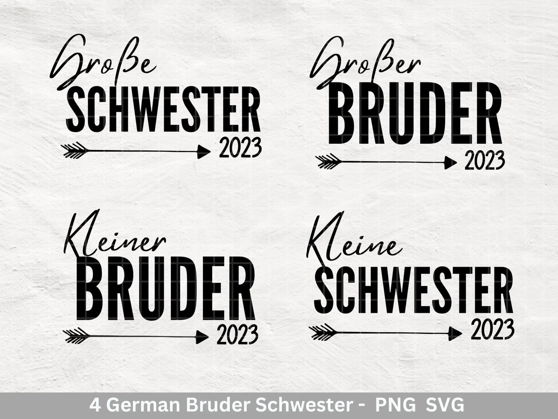 German Plotterdatei - Großer Bruder svg - Kleiner Bruder svg - Baby Shower Geschenk Svg - Vater Geschenk - Große Schwester Svg - Geburt