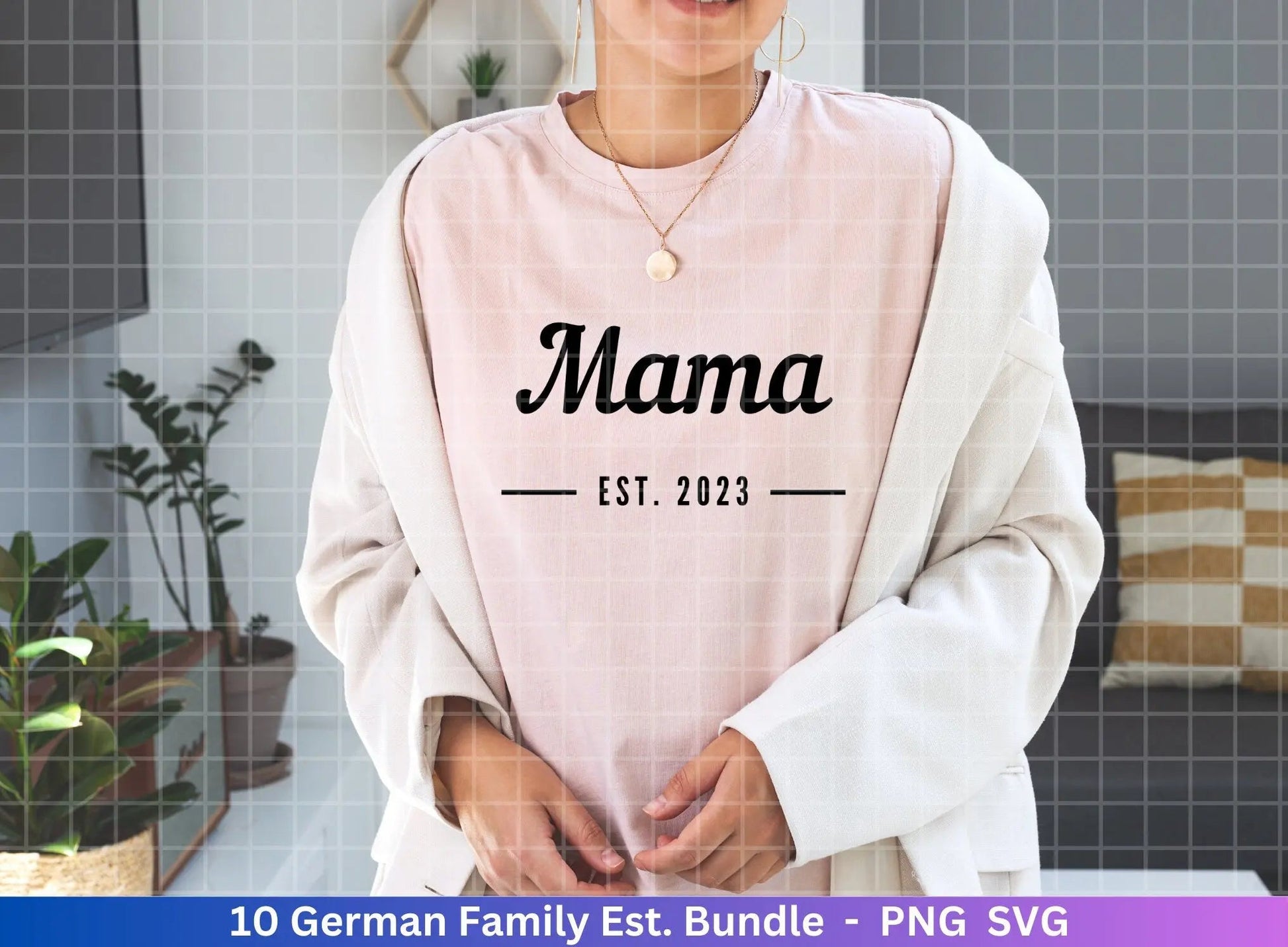 German Plotterdatei - Papa est svg - Mama est svg - Bruder svg - Baby Shower Geschenk Svg - Schwester svg - Oma Opa svg - Tante Onkel svg - EmidaDesign