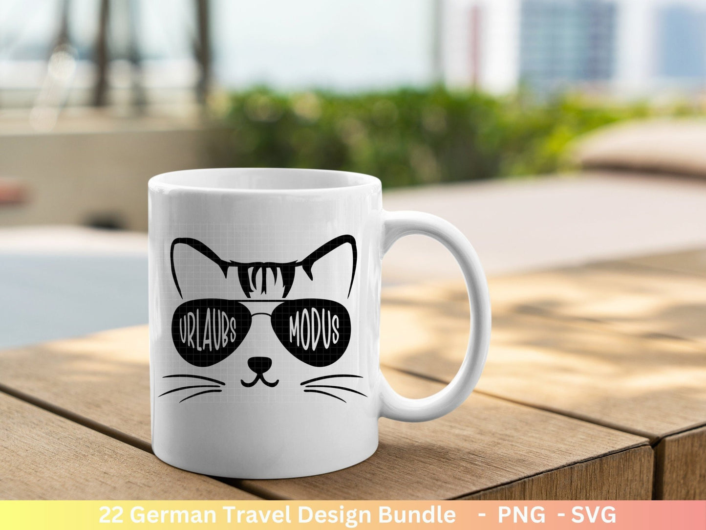 German Reisen Plotterdatei svg png Bundle - Strand svg- Sommer svg - Reisen svg - Cricut Silhouette Studio - Reisen Sprüche - Urlaub svg - EmidaDesign