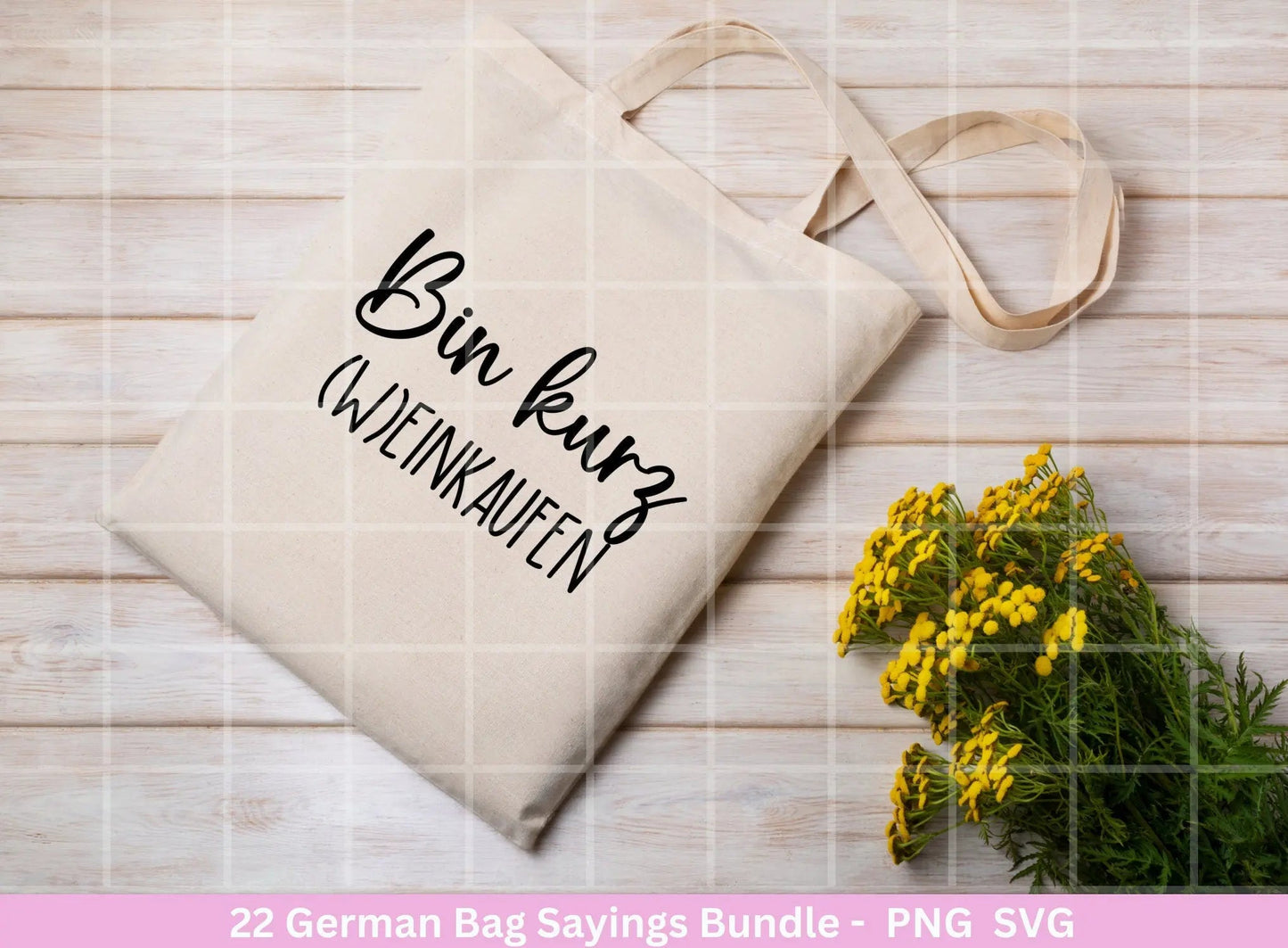 German Sprüche für Beutel Plotterdatei - Taschensprüche Bundle svg - Jutetasche plotten svg - Cricut Silhouette Studio - Eine von den Juten - EmidaDesign