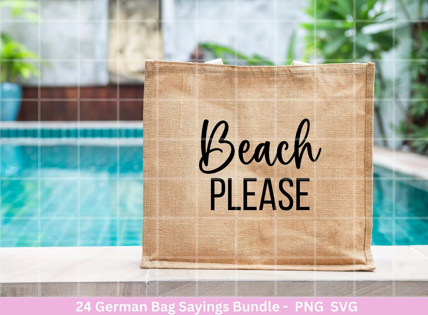 German Sprüche für Beutel Plotterdatei - Taschensprüche Bundle svg - Jutetasche plotten svg - Cricut Silhouette Studio - Eine von den Juten