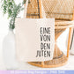 German Sprüche für Beutel Plotterdatei - Taschensprüche Bundle svg - Jutetasche plotten svg - Cricut Silhouette Studio - Eine von den Juten - EmidaDesign