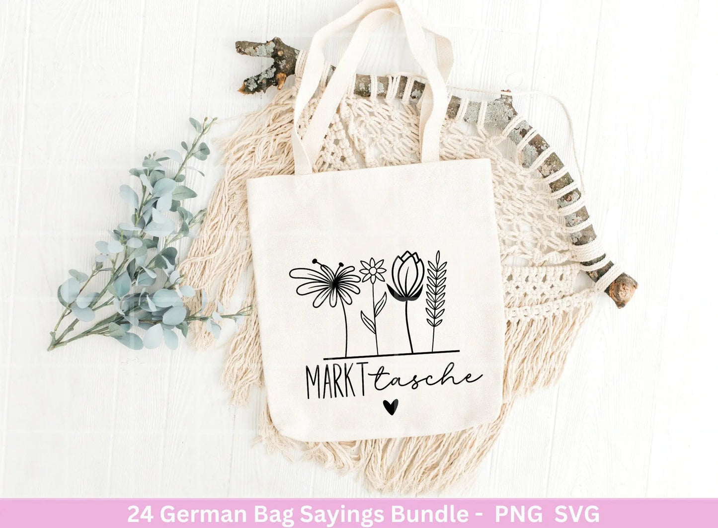 German Sprüche für Beutel Plotterdatei - Taschensprüche Bundle svg - Jutetasche plotten svg - Cricut Silhouette Studio - Eine von den Juten