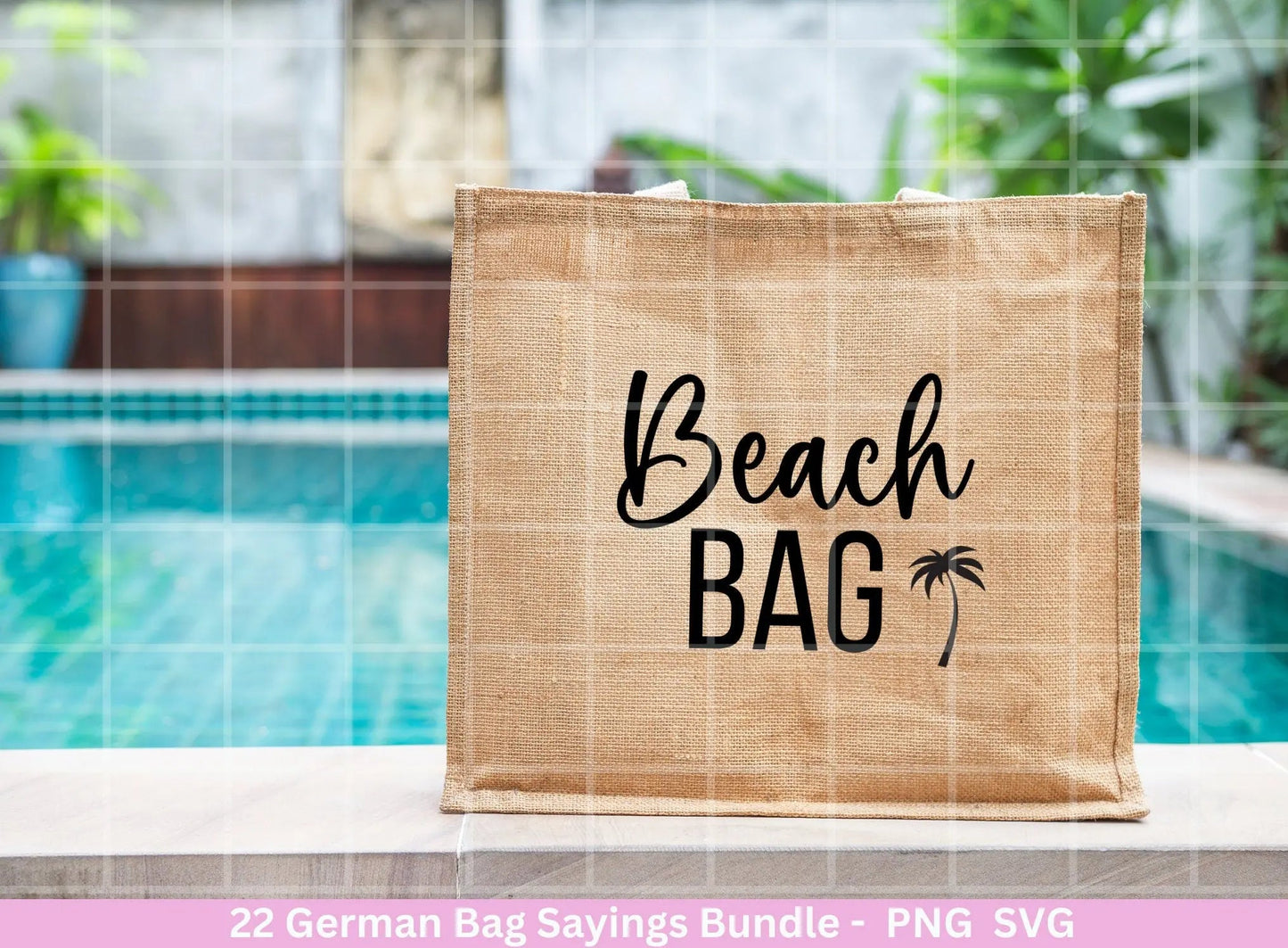 German Sprüche für Beutel Plotterdatei - Taschensprüche Bundle svg - Jutetasche plotten svg - Cricut Silhouette Studio - Eine von den Juten - EmidaDesign