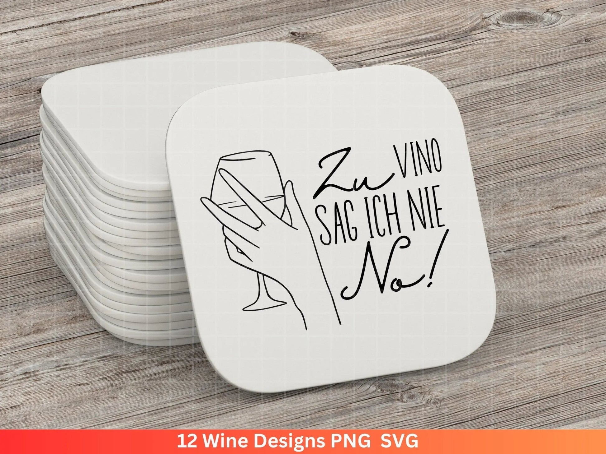 German Wein svg png Bundle - Wine svg - Wine Quote Svg - Cricut Silhouette Studio Plotterdatei - Alcohol svg - Wine Sayings svg - Sprüche - EmidaDesign