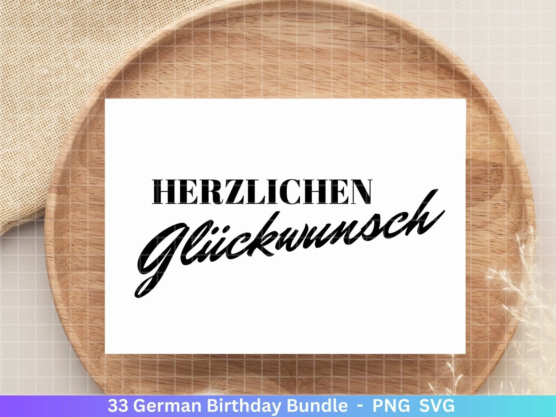 Happy Birthday Plotterdatei Svg png - Schriftzüge Cricut Design Element Silhouette Download Plotten Bundle - Clipart Vinyl Cut File - EmidaDesign