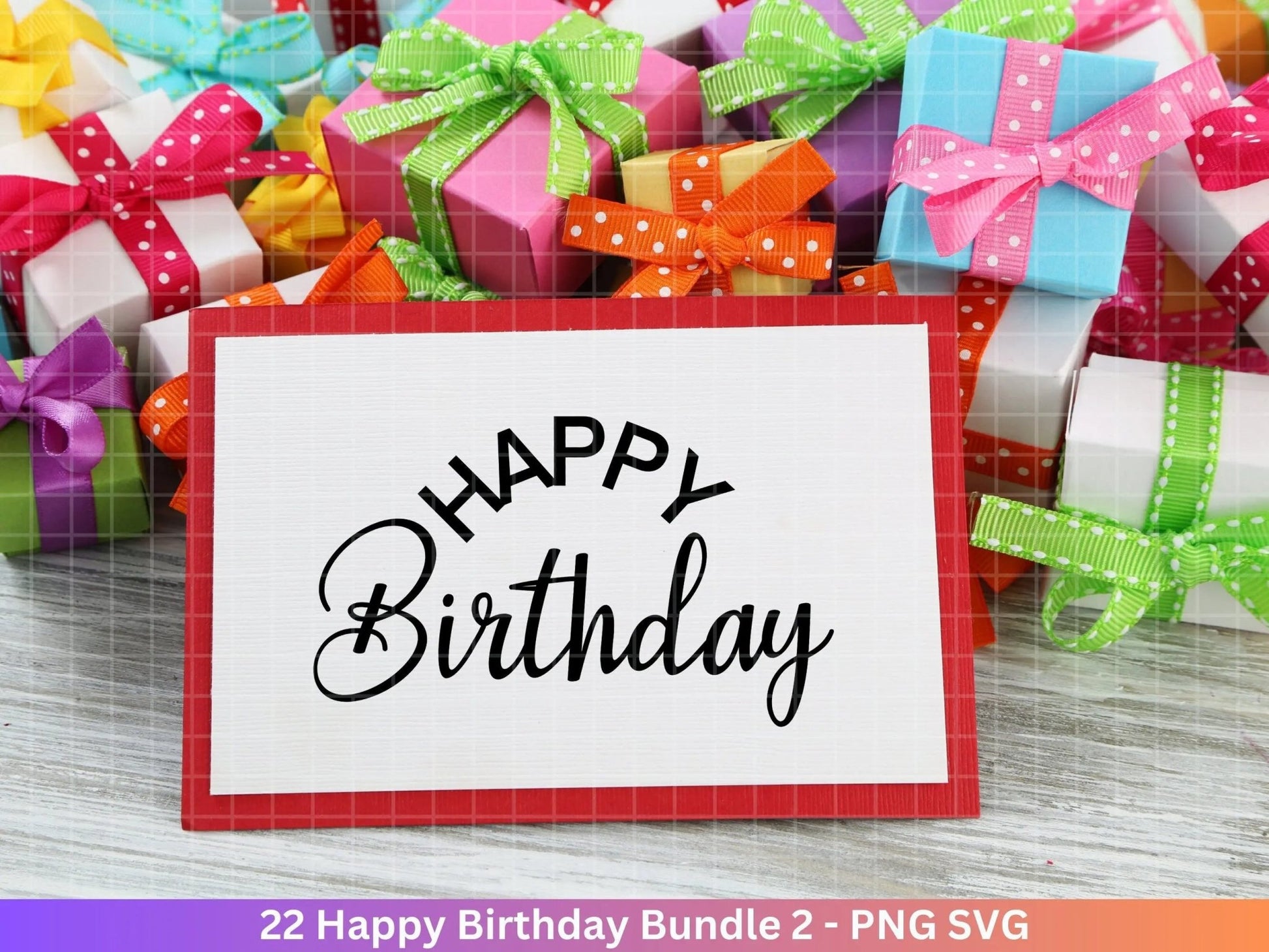 Happy Birthday Plotterdatei Svg png - Schriftzüge Cricut Design Element Silhouette Download Plotten Bundle - Clipart Vinyl Cut File - EmidaDesign