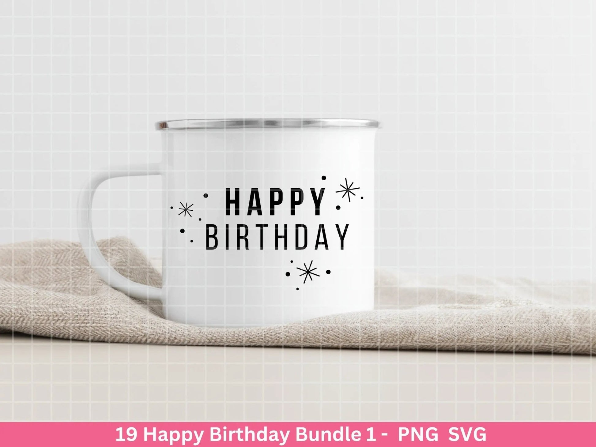 Happy Birthday Plotterdatei Svg png - Schriftzüge Cricut Design Element Silhouette Download Plotten Bundle - Clipart Vinyl Cut File