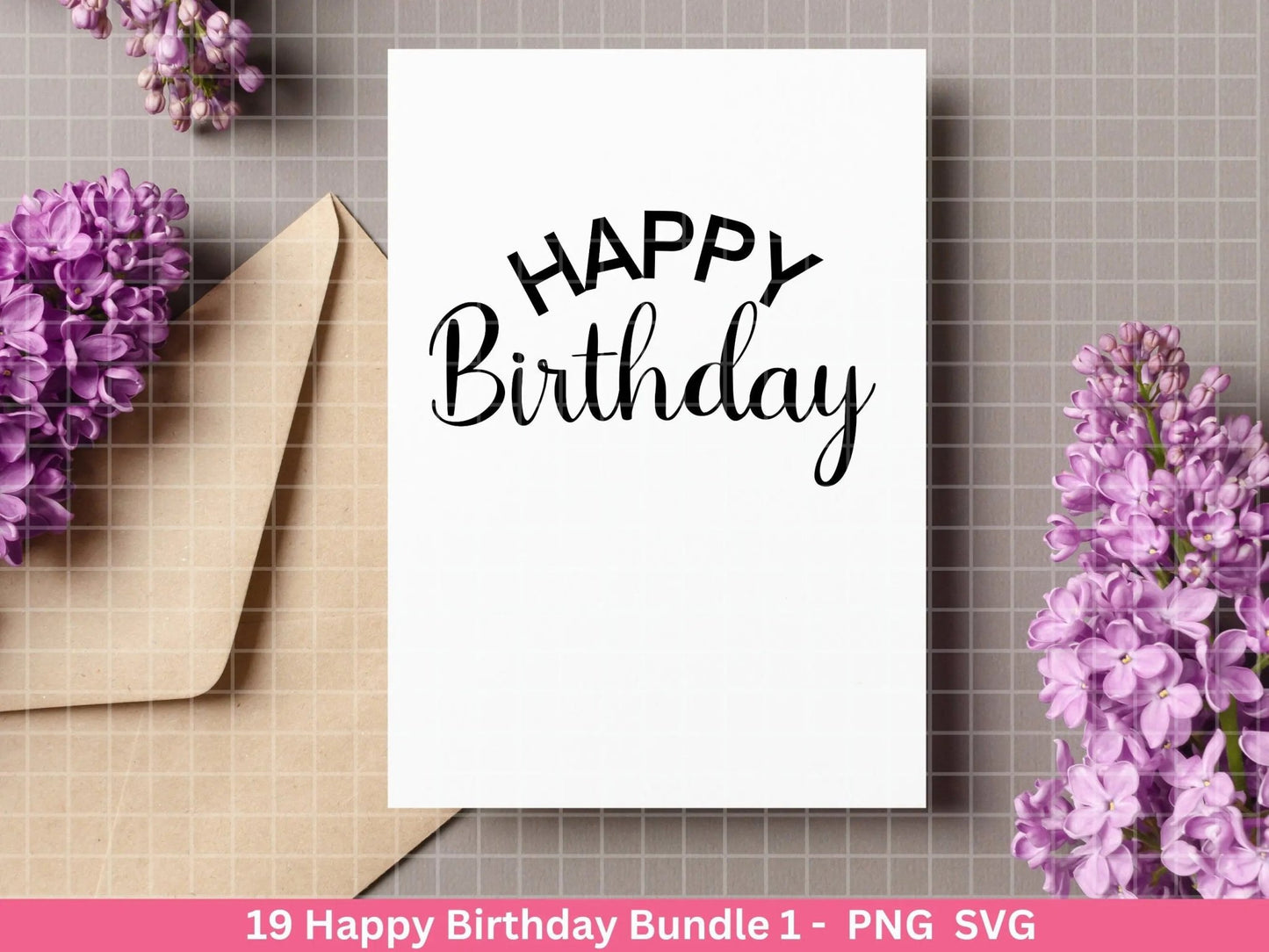 Happy Birthday Plotterdatei Svg png - Schriftzüge Cricut Design Element Silhouette Download Plotten Bundle - Clipart Vinyl Cut File