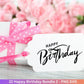 Happy Birthday Plotterdatei Svg png - Schriftzüge Cricut Design Element Silhouette Download Plotten Bundle - Clipart Vinyl Cut File - EmidaDesign