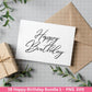 Happy Birthday Plotterdatei Svg png - Schriftzüge Cricut Design Element Silhouette Download Plotten Bundle - Clipart Vinyl Cut File