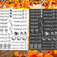 Herbst PDF - Kerzentattoo Vorlage - Kerzen selbst gestalten - Kerzensticker Herbstlicht - Herbstliebe - Herbstkind - Hallo Herbst - Rub Ons - EmidaDesign