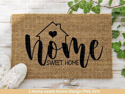 Home Sweet Home Svg, Sweet Home Svg, Home Svg, Bauernhaus Veranda Svg, Home Deko Svg, Home Svg, Svg Spruch, Svg Dateien für Cricut - EmidaDesign