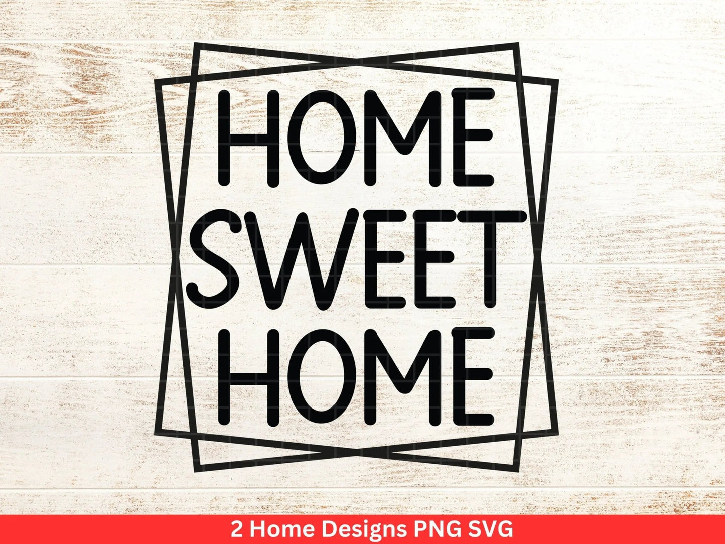 Home Sweet Home Svg, Sweet Home Svg, Home Svg, Bauernhaus Veranda Svg, Home Deko Svg, Home Svg, Svg Spruch, Svg Dateien für Cricut - EmidaDesign