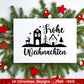 Weihnachten Plotterdatei Svg Png - Plotterdatei Home - Schriftzüge Weihnachten deutsch - Silhouette Cricut Download - Weihnachtshäuser