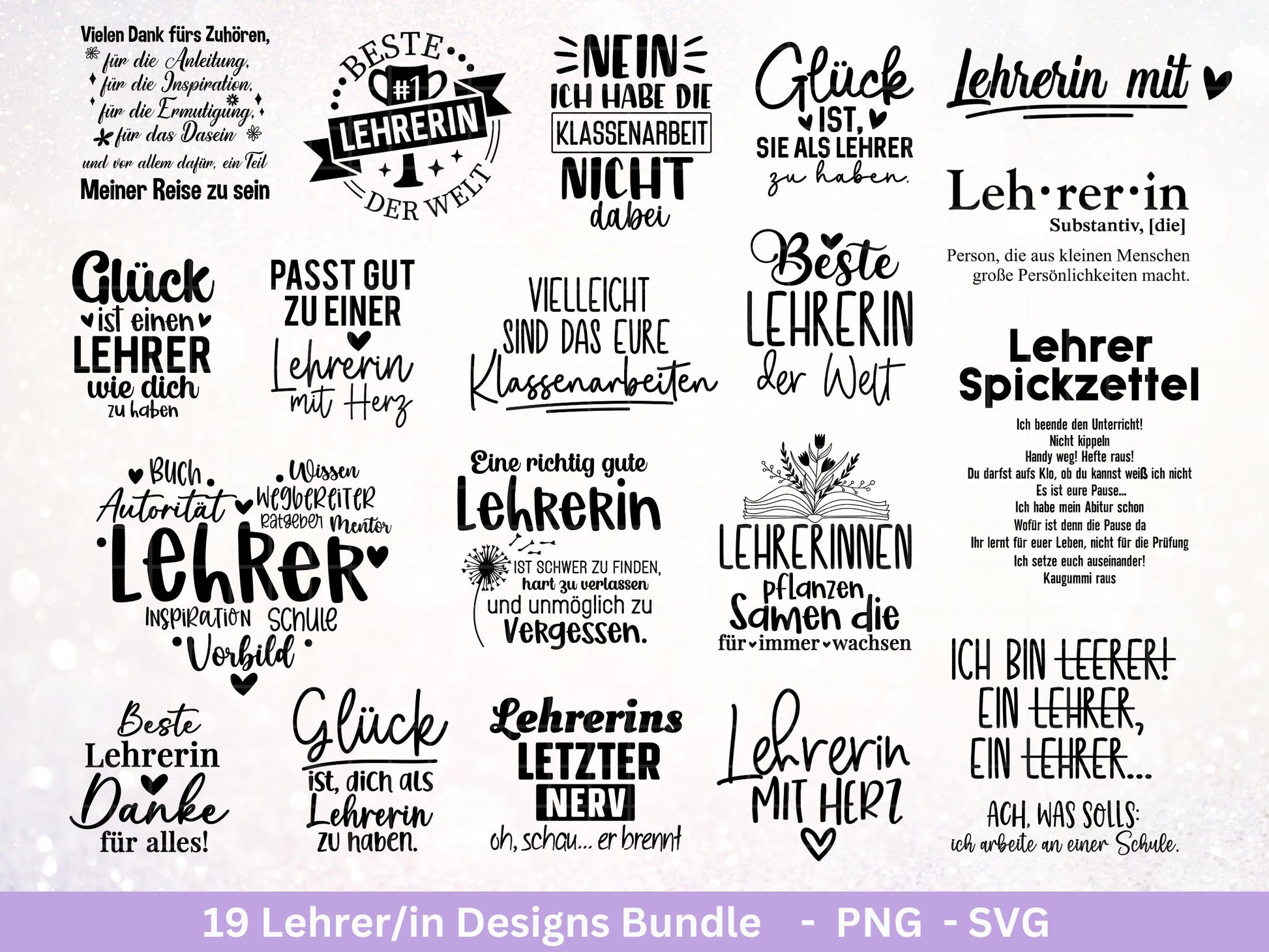 Plotterdatei Lehrerin- Lehrerin Svg – Geschenk Lehrer – Herz Svg – Lehrerin Herz – Deutsche Sprüche Svg – Geschenk Lehrerin – Laserdatei Svg