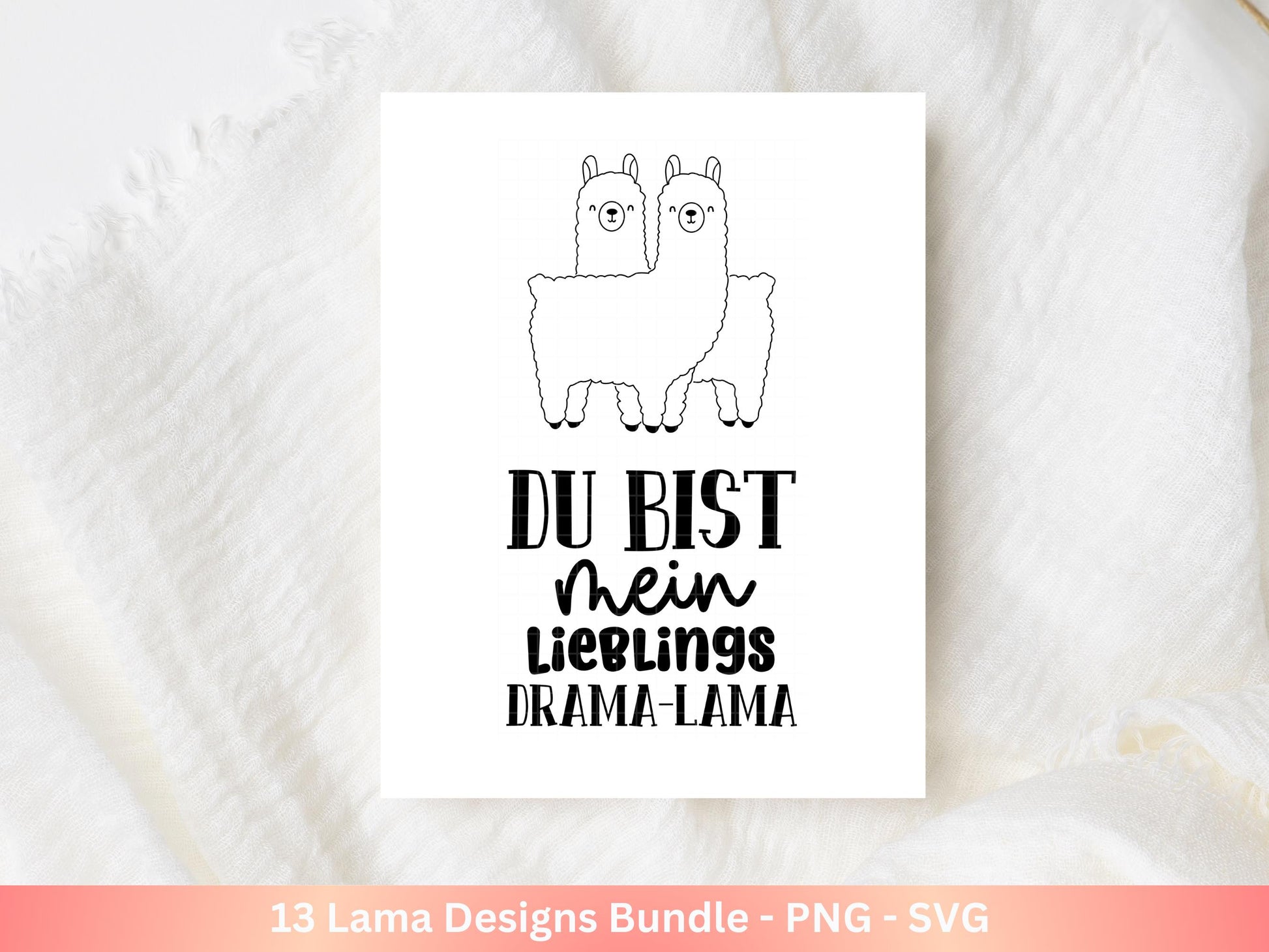 Plotterdatei Lama - No Drama Lama SVG - Lama SVG - Lächle Du kannst die nicht alle anspucken - Laserdatei Lama - Lustiges Lama SVG - Cricut