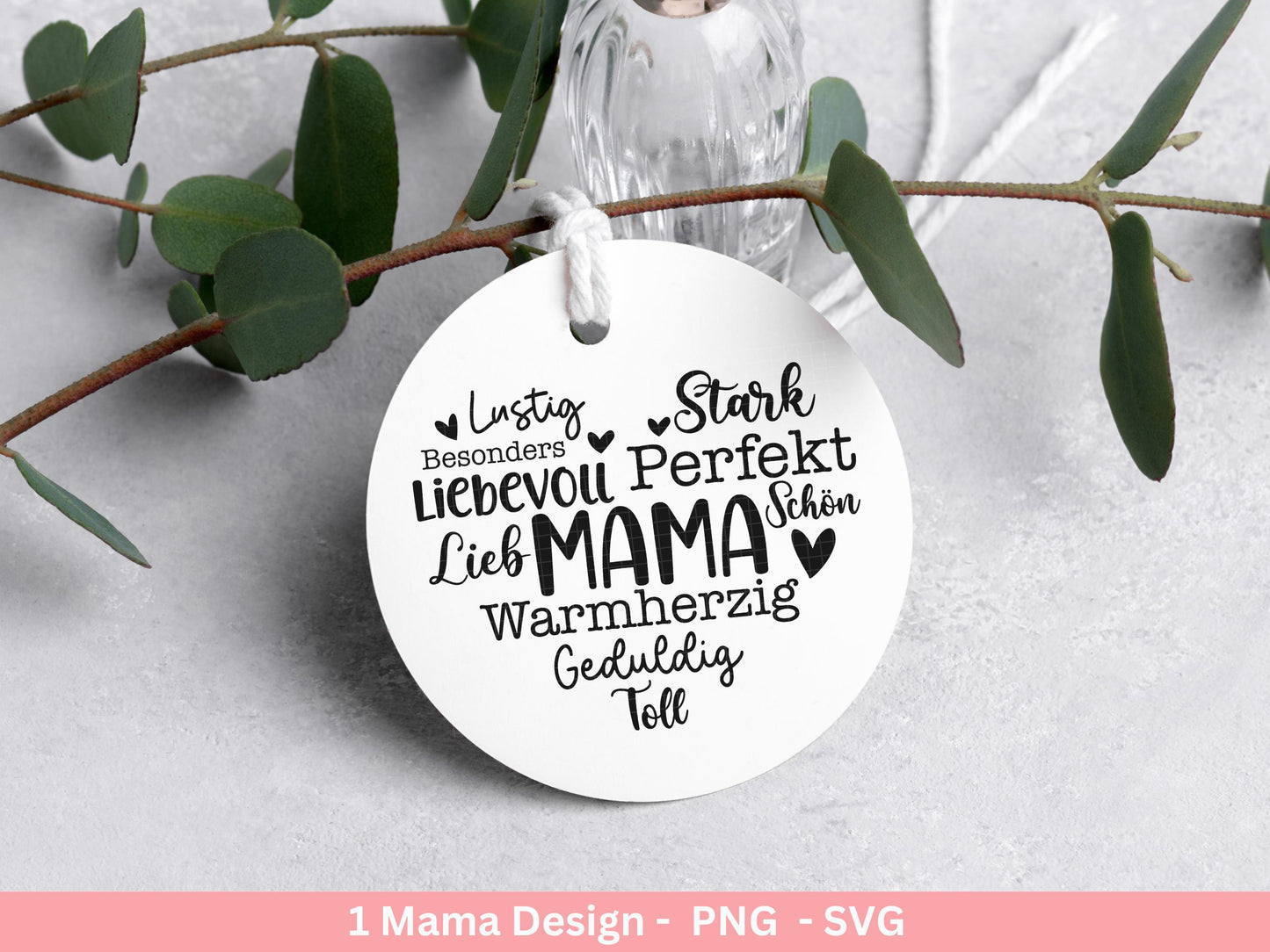 Plotterdatei Mama - Muttertag Svg - Mama svg - Deutsche Sprüche - Herz svg - Plotterdatei Liebe - Laserdatei Mama - Geschenk Mama - Cricut