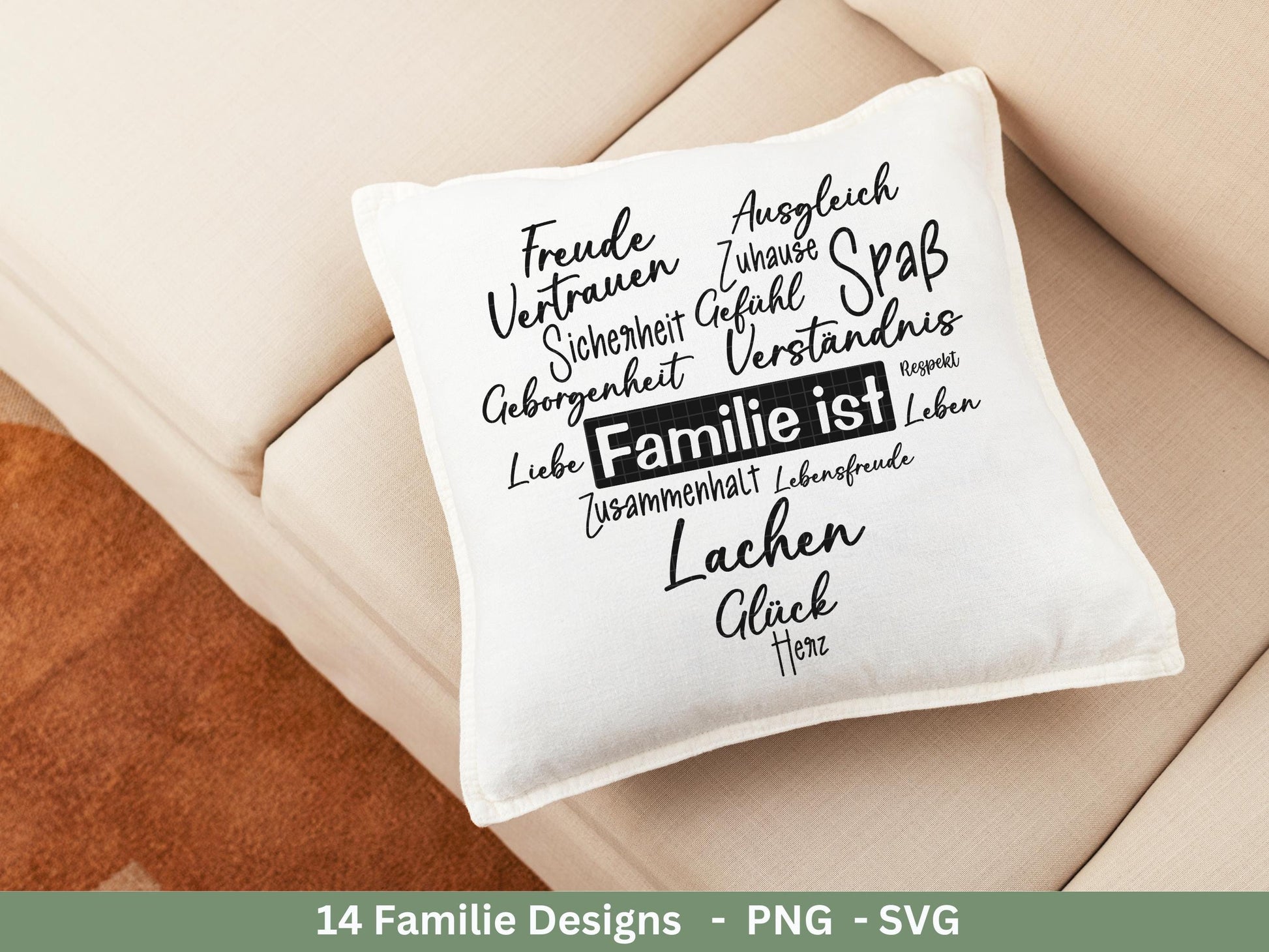 Plotterdatei Familie- Plotterdatei Herz svg - Familie svg - Deutsche Sprüche - Plotterdatei Home - Laserdatei Willkommen - Geschenk Familie