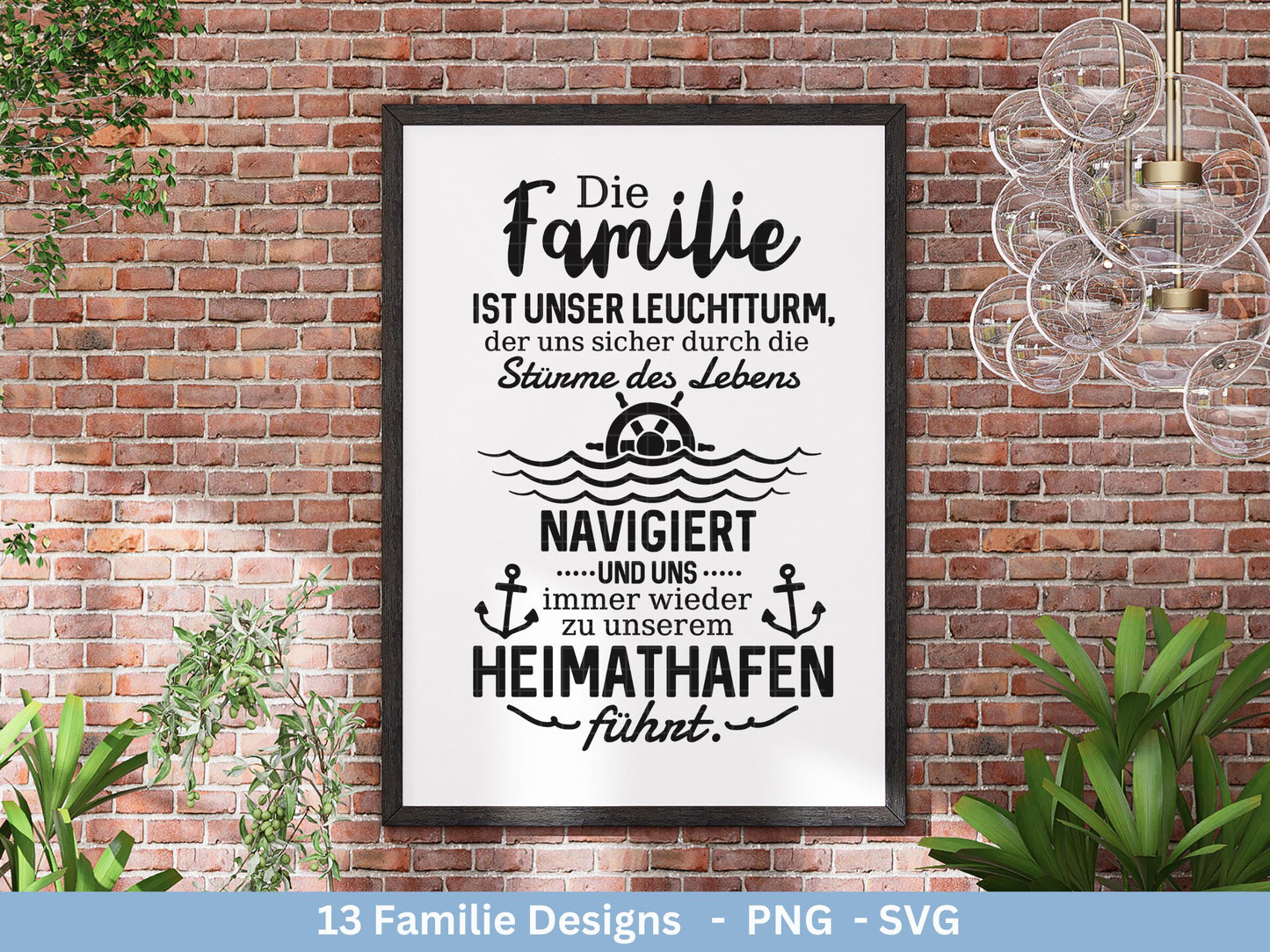 Plotterdatei Familie- Plotterdatei Herz svg - Familie svg - Deutsche Sprüche - Plotterdatei Home - Laserdatei Vatertag - Geschenk Familie
