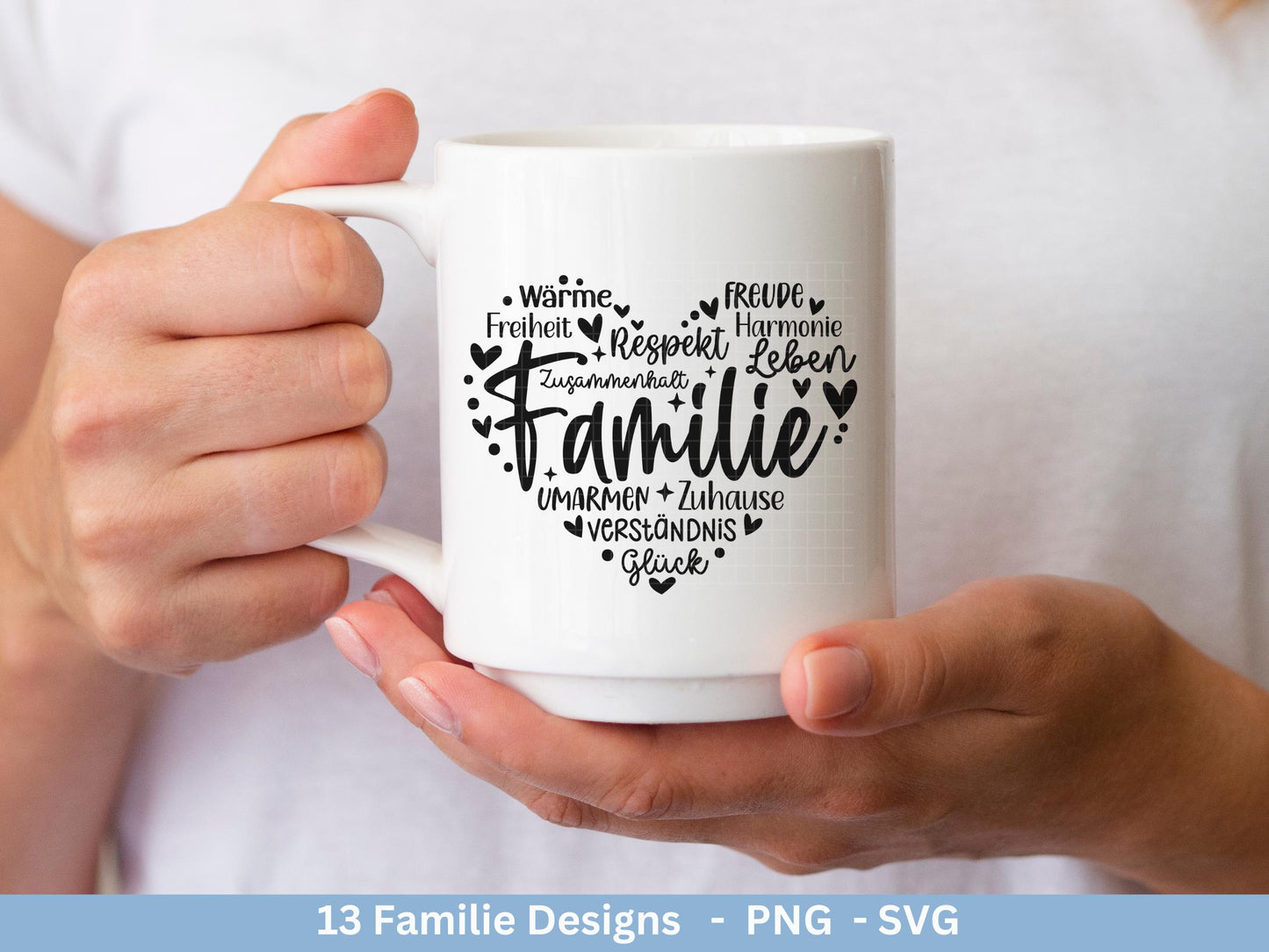 Plotterdatei Familie- Plotterdatei Herz svg - Familie svg - Deutsche Sprüche - Plotterdatei Home - Laserdatei Vatertag - Geschenk Familie
