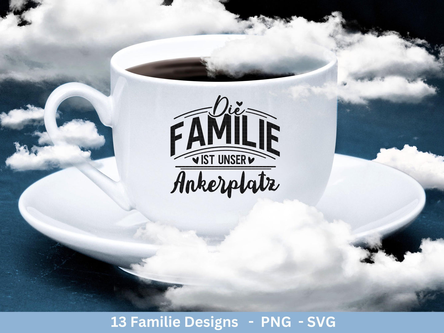 Plotterdatei Familie- Plotterdatei Herz svg - Familie svg - Deutsche Sprüche - Plotterdatei Home - Laserdatei Vatertag - Geschenk Familie
