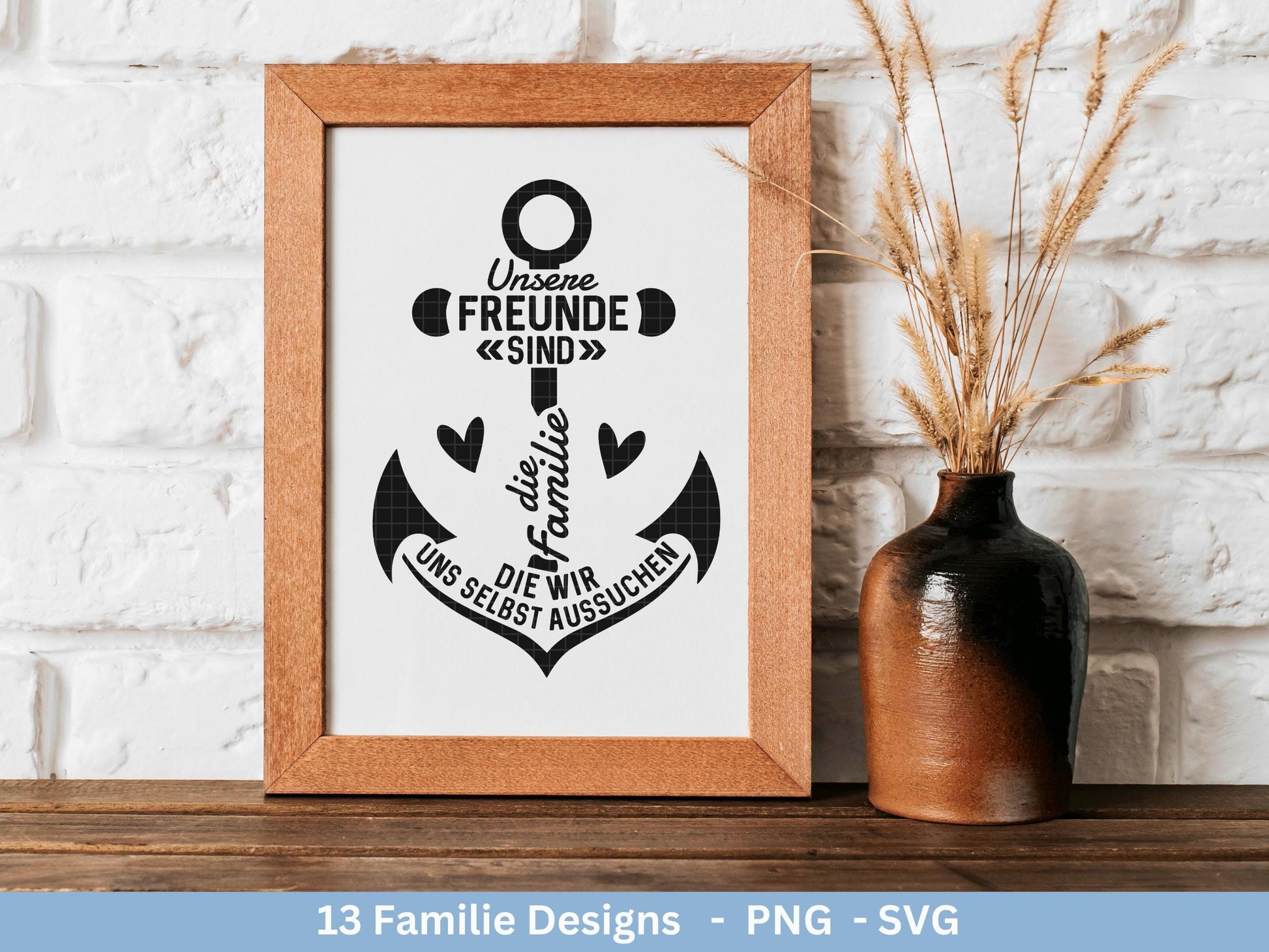 Plotterdatei Familie- Plotterdatei Herz svg - Familie svg - Deutsche Sprüche - Plotterdatei Home - Laserdatei Vatertag - Geschenk Familie