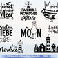 Plotterdatei Maritim - Moin Svg - Maritim Svg - Maritim Clipart - Leuchtturm Svg - Möwen Svg - Nordsee Svg - Ostsee Svg - Laserdatei Möwe